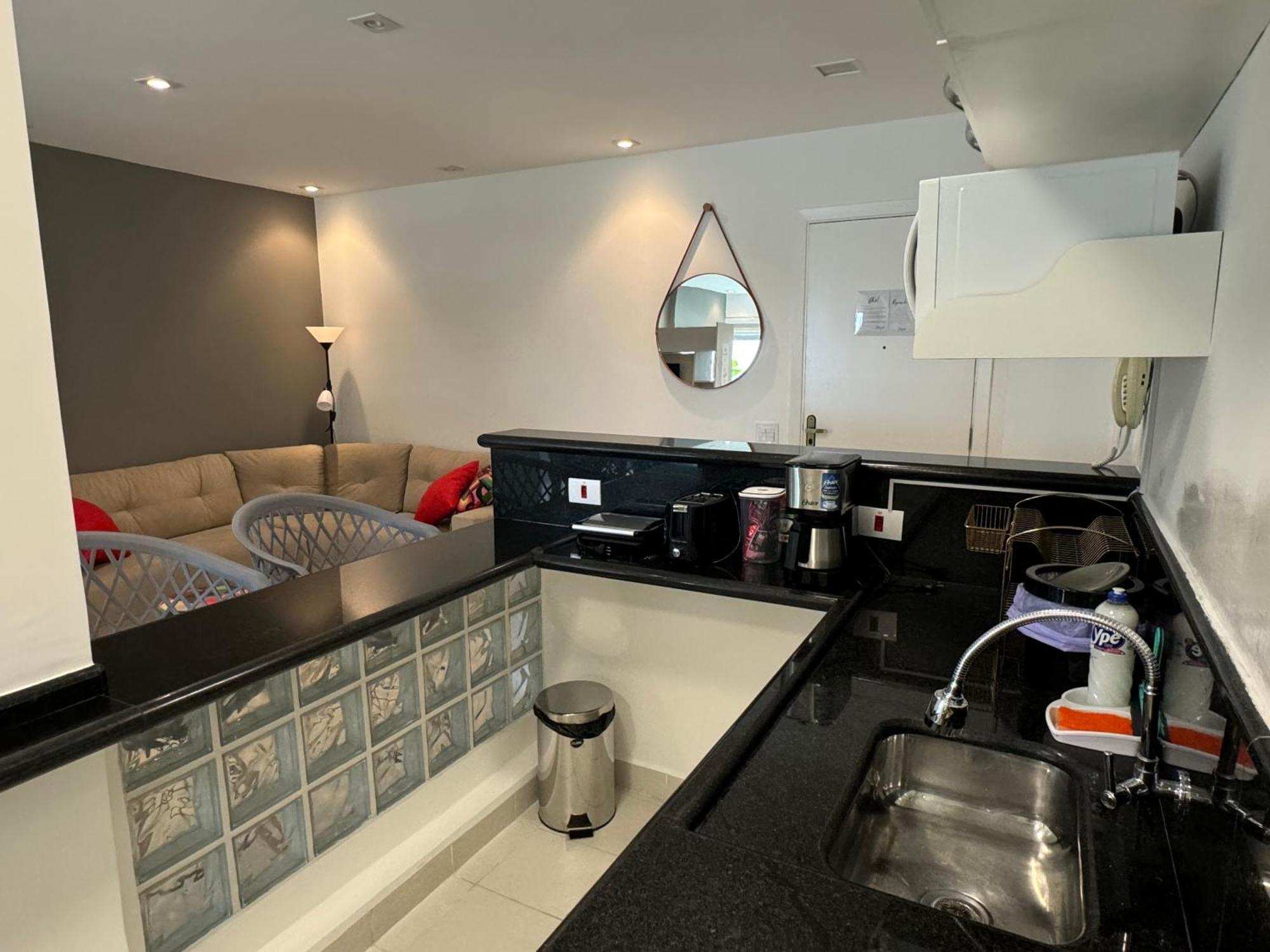 Apartamento Vista Para O Mar E Pe Na Areia Guaruja Luaran gambar